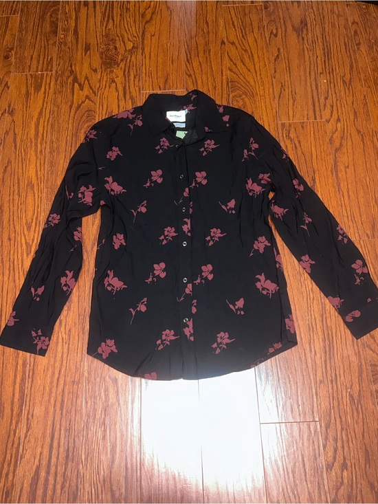 Goodfellow & Co Other - Goodfellow & Co Black Button-Up Shirt with Floral Print